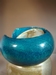 armband van hout, donkerturquoise 