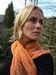 sjaal katoen oranje 
