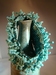 armband glaskraaltjes turquoise 