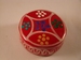 potje van aardewerk, klein, rood, rond 