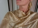 sjaal zijde effen beige 