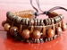 armband van houten kralen 